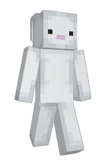 bunny_brainrot Minecraft avatar full body