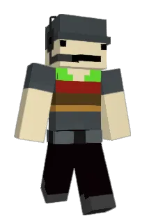 burgaking Minecraft avatar full body