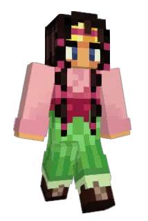 burgrl Minecraft avatar full body