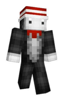 bwlling Minecraft avatar full body