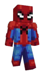 tamarillo and cerulean blue Minecraft skin — Classic model — first worn by Civic2009