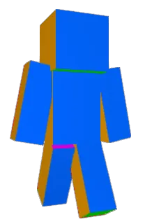 Front of Minecraft skin