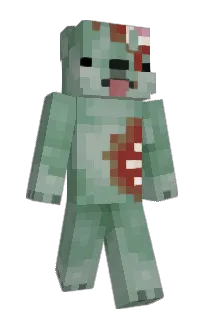 Front of Jestser's skin