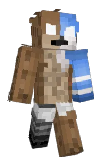 Front of Hecus's skin