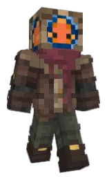 xQhUa's Minecraft skin wearing the Common cape
