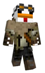 EggLord456's Minecraft skin wearing the Pan cape