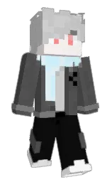 emperor and cod gray Minecraft skin — Classic model