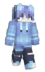 lily white and danube Minecraft skin — Slim model