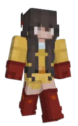 masala and old gold Minecraft skin — Slim model — first worn by SxpphireX