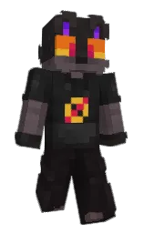 mine shaft and cod gray Minecraft skin — Slim model — first worn by VoidBleX