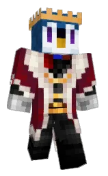 maroon oak and black Minecraft skin — Classic model — first worn by Zozo_
