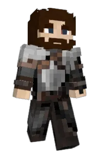 Front of Sevune's skin