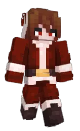 dark burgundy and redwood Minecraft skin — Slim model