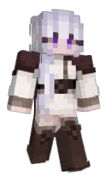 gray suit and mischka Minecraft skin — Classic model