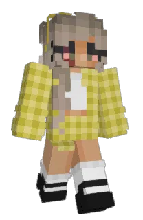 Front of maygan's skin
