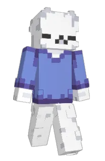 Front of Glostys's skin