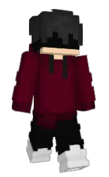 RedSky_OG's Minecraft skin wearing the Menace cape