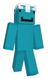 eastern blue and blue chill Minecraft skin — Classic model — first worn by HNLS