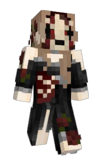 Front of dauphina's skin