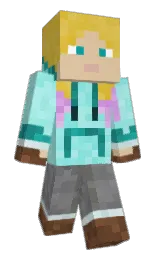brandy and water leaf Minecraft skin — Classic model — first worn by Pinkbowkid