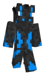 azure radiance and mine shaft Minecraft skin — Classic model