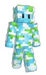 Searoof's Minecraft skin wearing the Aurora cape