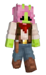 SPOOKYYJO's Minecraft skin wearing the Cherry Blossom cape