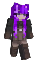 tuna and taupe Minecraft skin — Slim model — first worn by Reapercat001