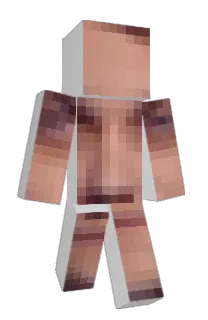 Front of Minecraft skin