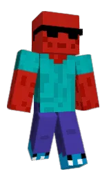 LucaasCF's Minecraft skin wearing the MCC 15th Year cape