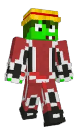 SaitCraft's Minecraft skin wearing the 15th Anniversary cape
