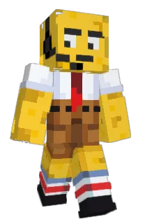 Front of Spongebob's skin