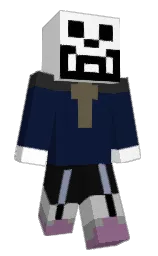 white and blue zodiac Minecraft skin — Slim model — first worn by Drew_Breezy