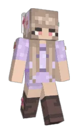 mandys pink and french lilac Minecraft skin — Slim model