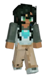 racing green and indian khaki Minecraft skin — Slim model