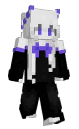 black and mercury Minecraft skin — Slim model