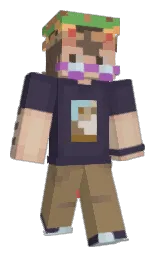 finitt's Minecraft skin wearing the Pan cape