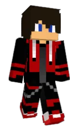 karaka and black Minecraft skin — Classic model — first worn by Mati_79