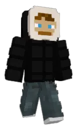 GeosMeos's Minecraft skin wearing the Hero cape