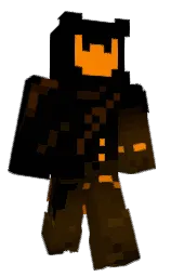 dinoshark8715's Minecraft skin wearing the Aurora cape
