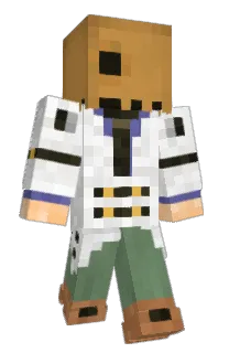 Front of mutevert's skin