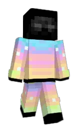 black and romantic Minecraft skin — Slim model — first worn by umgefallener
