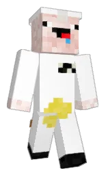 white and linen Minecraft skin — Classic model — first worn by kniteTBD