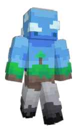 Minecraft_v2's Minecraft skin wearing the Aurora cape