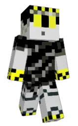 black and alto Minecraft skin — Classic model