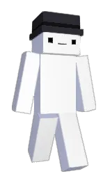 hawkes blue and white Minecraft skin — Slim model — first worn by really_chill_guy