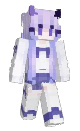 Cloudlyness's Minecraft skin wearing the Migrator cape
