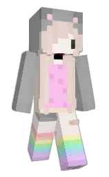 oyster pink and silver chalice Minecraft skin — Slim model — first worn by flacidpickles
