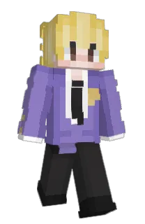 Front of VeryDemure's skin