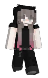 plaayer's Minecraft skin wearing the Twisted cape